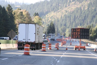 I 90 Construction Snoqualmie Pass Construction