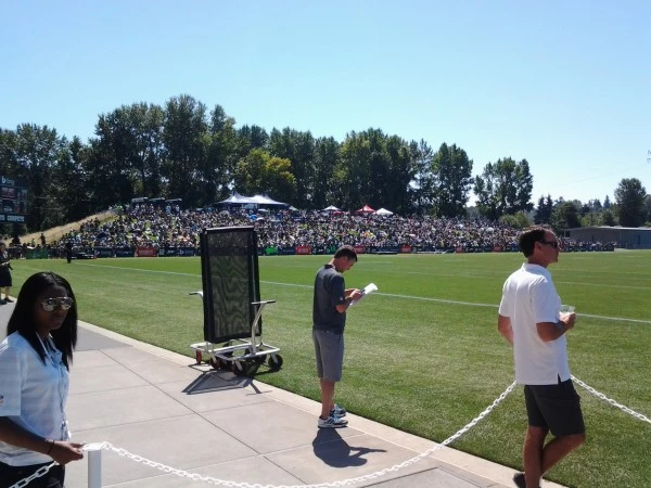 Seahawks Fans at Training Camp Seahawks Fans at Training Camp